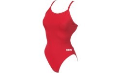 W Team Swimsuit Challenge Solid Red-Whi 32 - 450