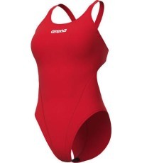 Moteriškas komandinis maudymosi kostiumėlis Swim Tech Solid, raudonas-baltas, 32 - 450