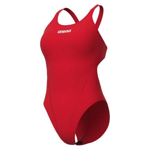 Moteriškas komandinis maudymosi kostiumėlis Swim Tech Solid, raudonas-baltas, 32 - 450