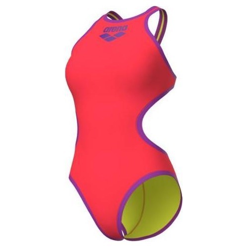 Moteriškas maudymosi kostiumėlis One Biglogo Bright Coral-Purple 34 - 990