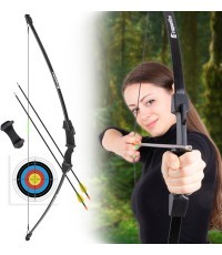 Lankininkystės rinkinys inSPORTline Hizza 15 lbs - Juoda