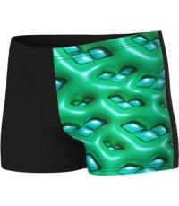 Плавательные шорты B Foam Black-Soft Green Multi 10-11 - 560
