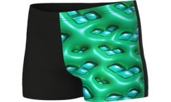 Maudymosi šortai B Foam Black-Soft Green Multi 10-11 - 560