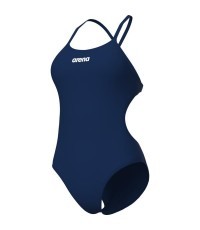 W Tie Back Solid Navy 34 - 710