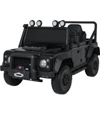 Elektromobilis Land Rover Defender 110 SVX Concept, juodas