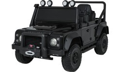 Elektromobilis Land Rover Defender 110 SVX Concept, juodas