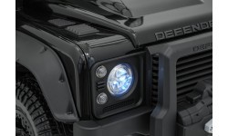 Elektromobilis Land Rover Defender 110 SVX Concept, juodas