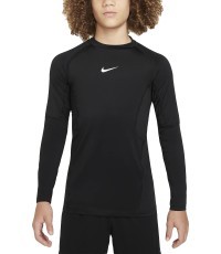 Футболка для подростков Nike B NP DF LS Top 24, чёрная FJ6822 010