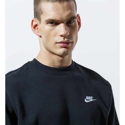 Nike Men's Sweatshirt M NSW Club Crew BB1 Black