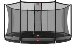 BERG Favorit InGround 380 серый + защитная сетка Comfort