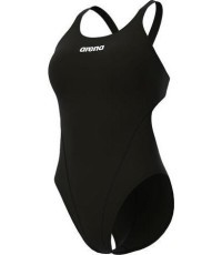 Женский купальник Swim Tech, однотонный чёрный, W 32 - 550