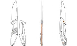 Sulankstomas peilis Ruike D191-B