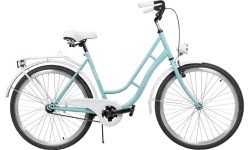 Велосипед AZIMUT Retro 26" 2025, бирюзовый