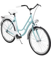 Велосипед AZIMUT Retro 26" 2025, бирюзовый