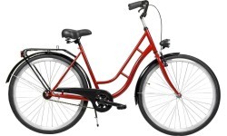 Велосипед AZIMUT Retro 28" 2025 бордовый