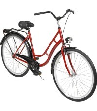 Велосипед AZIMUT Retro 28" 2025 бордовый