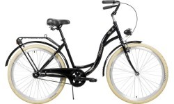 Велосипед AZIMUT City Lux 26" 2025 black-cream