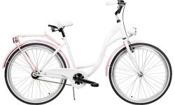 AZIMUT City Lux 26" 2025 Bicycle White-Pink