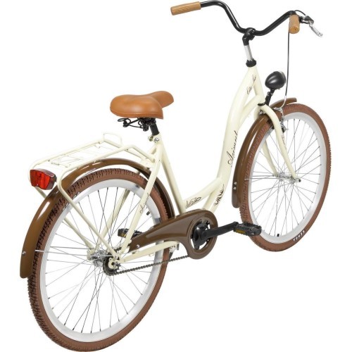 Dviratis AZIMUT City Lux 26" 2025 cream-brown