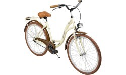 Dviratis AZIMUT City Lux 26" 2025 cream-brown