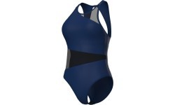 Moteriškas maudymosi kostiumėlis Mesh Angle Vent Back, tamsiai mėlynas, 38 - 700