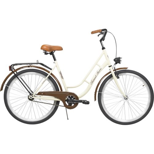 Dviratis AZIMUT Retro 26" 2025 cream
