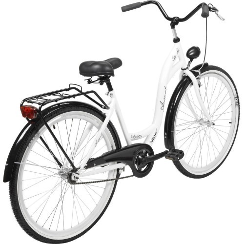 Dviratis AZIMUT City Lux 28" 2023 white-black