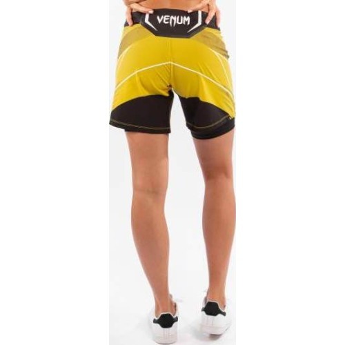 UFC Venum Authentic Fight Night moteriški šortai – Long Fit – geltoni