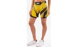 UFC Venum Authentic Fight Night Women's Shorts - Long Fit - Yellow