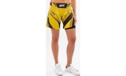 UFC Venum Authentic Fight Night moteriški šortai – Long Fit – geltoni