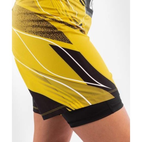 UFC Venum Authentic Fight Night moteriški šortai – Long Fit – geltoni