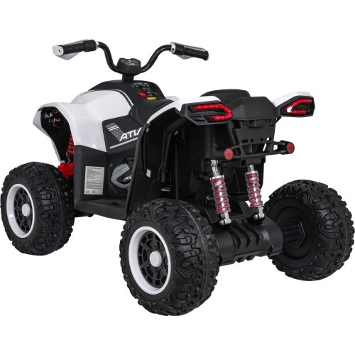 Quad Fast Wheel Vehicle White