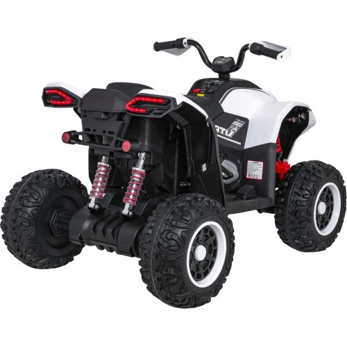 Quad Fast Wheel Vehicle White