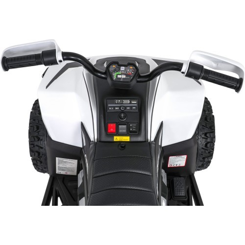 Quad Fast Wheel Vehicle White