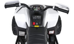 Quad Fast Wheel Vehicle White
