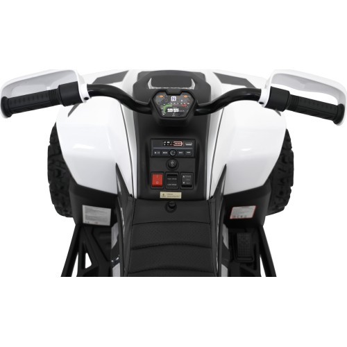 Quad Fast Wheel Vehicle White