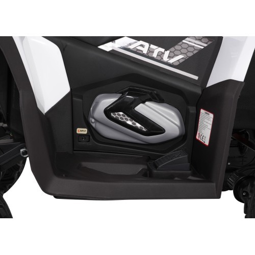 Quad Fast Wheel Vehicle White
