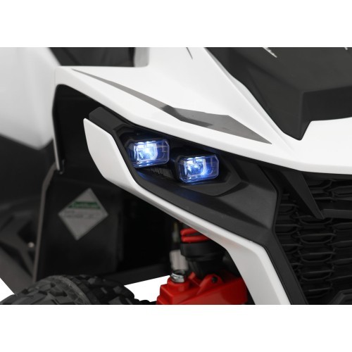 Quad Fast Wheel Vehicle White