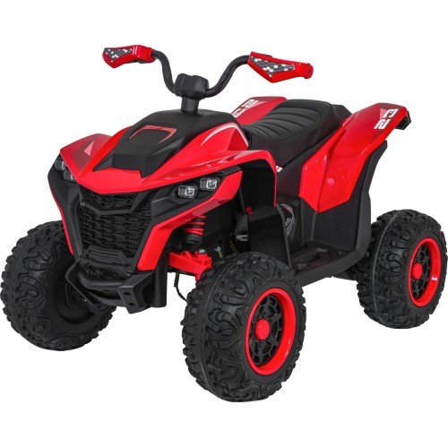 Quad Fast Wheel Vehicle Red