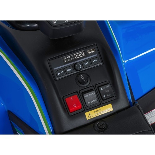 Elektrinis keturratis Fast Wheel, mėlynas