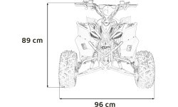 Quad Vehicle DESERT STORM LIFT Orange