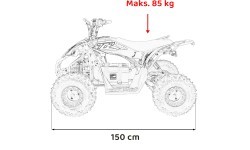 Quad Vehicle DESERT STORM LIFT Orange