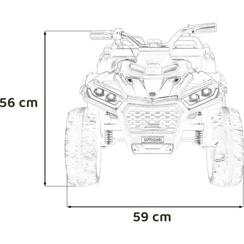 Keturratis Quad Sport TX (raudonas)