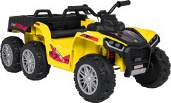 Keturratis Quad Sport TX ATV, geltonas