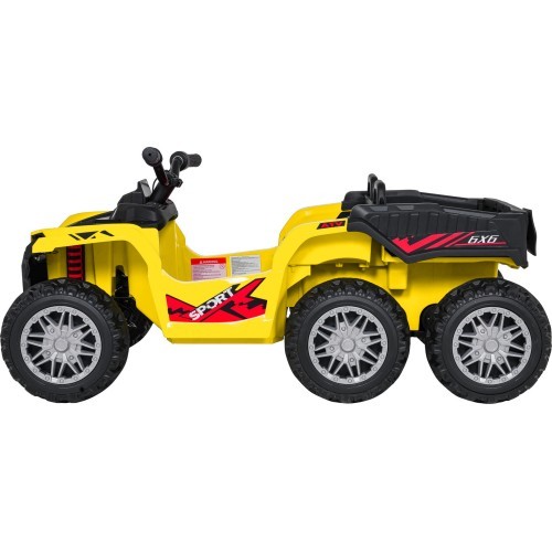 Keturratis Quad Sport TX ATV, geltonas