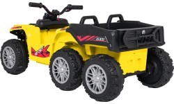 Keturratis Quad Sport TX ATV, geltonas