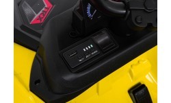 Keturratis Quad Sport TX ATV, geltonas