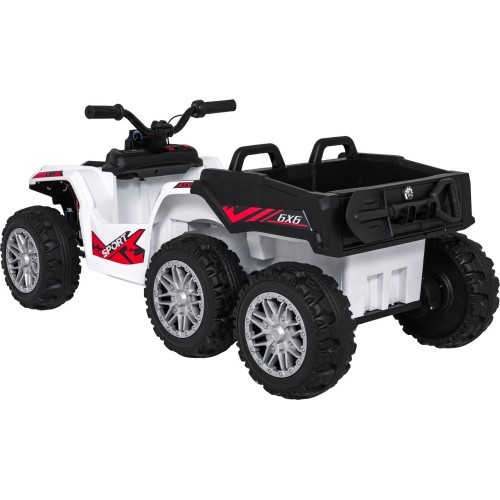 Elektrinis keturratis Quad Sport TX ATV, baltas