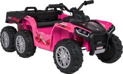 Elektrinis keturratis Sport TX ATV, rožinis