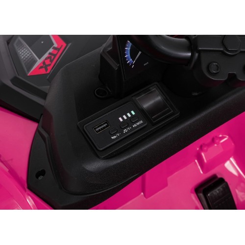 Электроквадроцикл Sport TX ATV, розовый